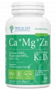Заказать TreeofLife Life Ca+Mg+Zn+ K2,D3 90 таб