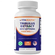 Заказать Vitamatic Tribulus Extract 95% saponins 2000 мг 180 вег капс